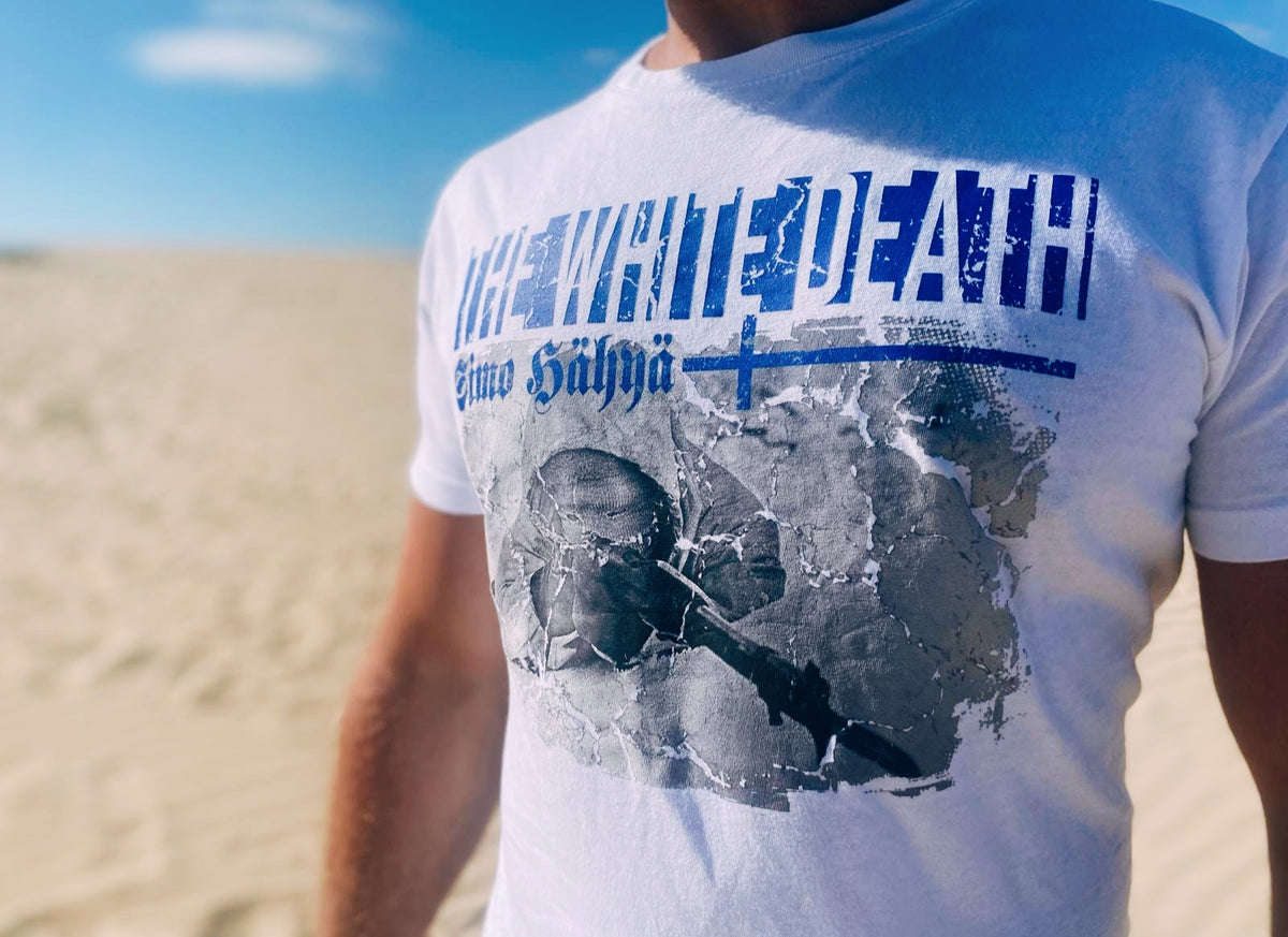 "Simo Häyhä The White Death"T-Shirt B&C