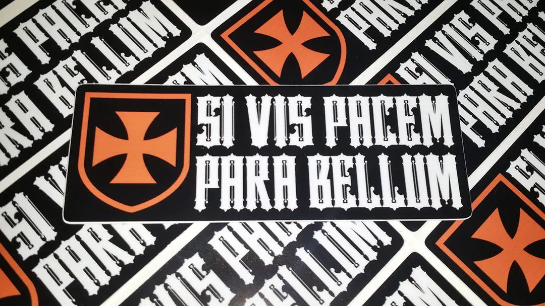 Si Vis Pacem Para bellum Aufkleber Oracal