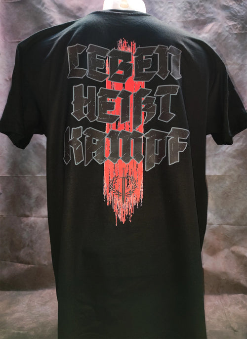 "Leben heißt Kampf" T-shirt Kampf III B&C