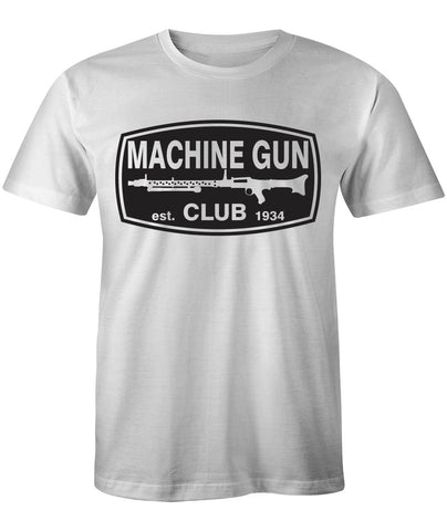 T-Shirt Machine Gun Club est.1934 B&C
