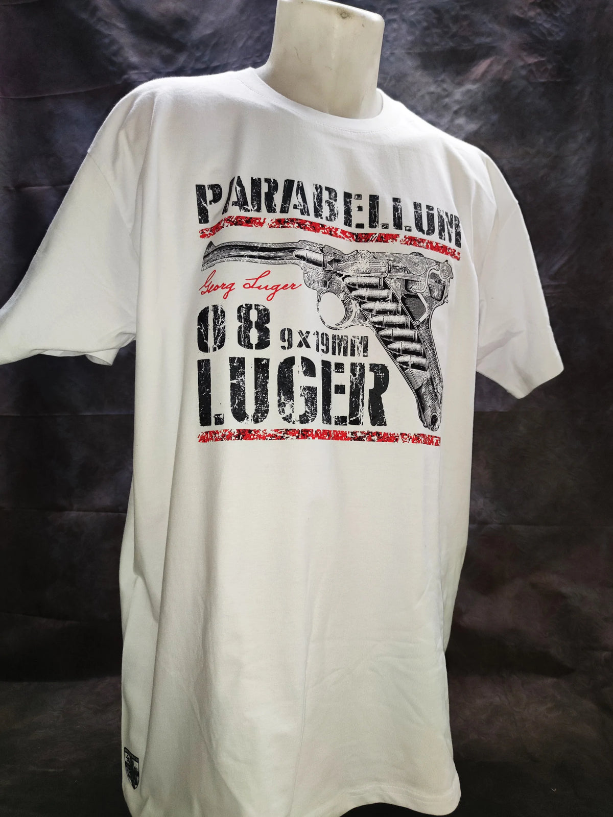 "Para bellum Pistole 08" T-shirt Georg Luger B&C